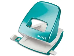 Perforateur leitz métal capacité perforation 30f 2 trous coloris menthe 107x100x137mm