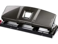 Perforateur maped advanced réglette multiformats a4 et a5 capacité perforation 25 feuilles 4 trous noir 118x8x335mm