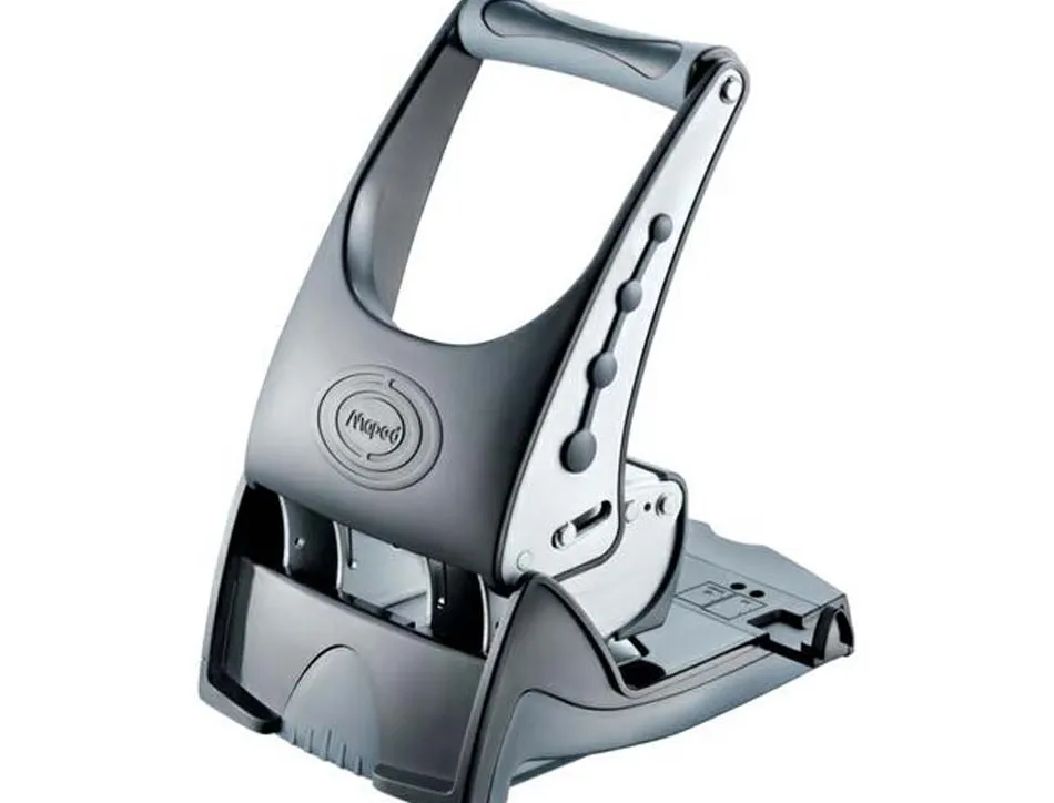 Perforateur maped easy réduit 50% effort 2 trous capacité perforation 70f coloris noir