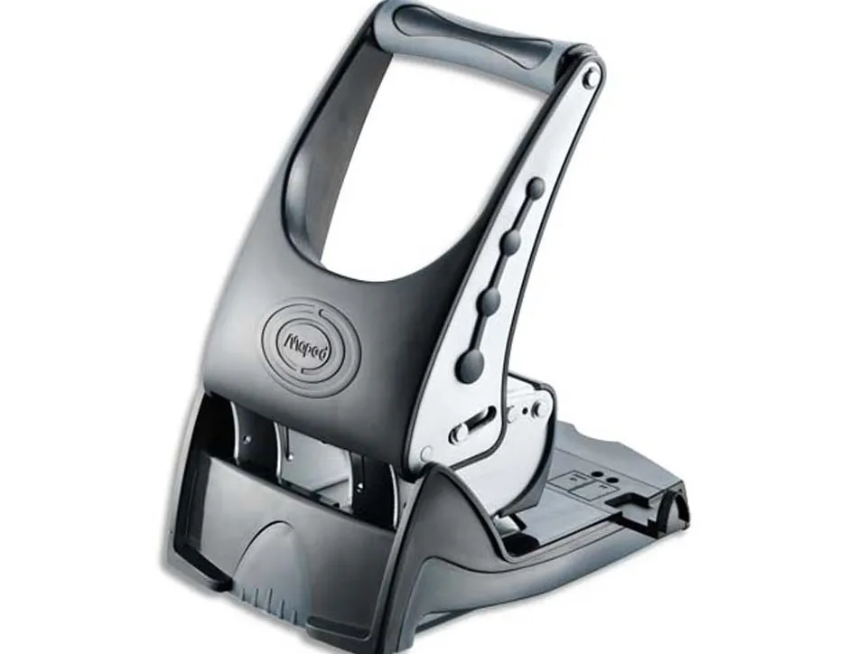 Perforateur maped easy réduit 50% effort 2 trous capacité perforation 70f coloris noir