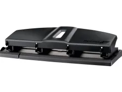 Perforateur maped essentials e4001 métal capacité perforation 10/12 feuilles 4 trous coloris noir 48x67x318mm