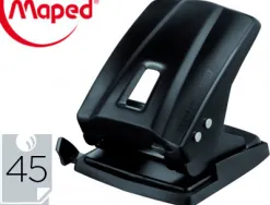 Perforateur maped essentials métal e4044 capacité perforation 40 feuilles 2 trous réglette multi formats 140x117mm