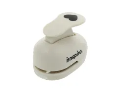 Perforateur mini innspiro coeur perfore feutrine mousse caoutchouc 2mm max papier 120/200g bristol decoupe 15 a