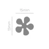 Perforateur mini innspiro fleur perfore feutrine mousse caoutchouc 2mm max papier 120/200g bristol decoupe 15 a