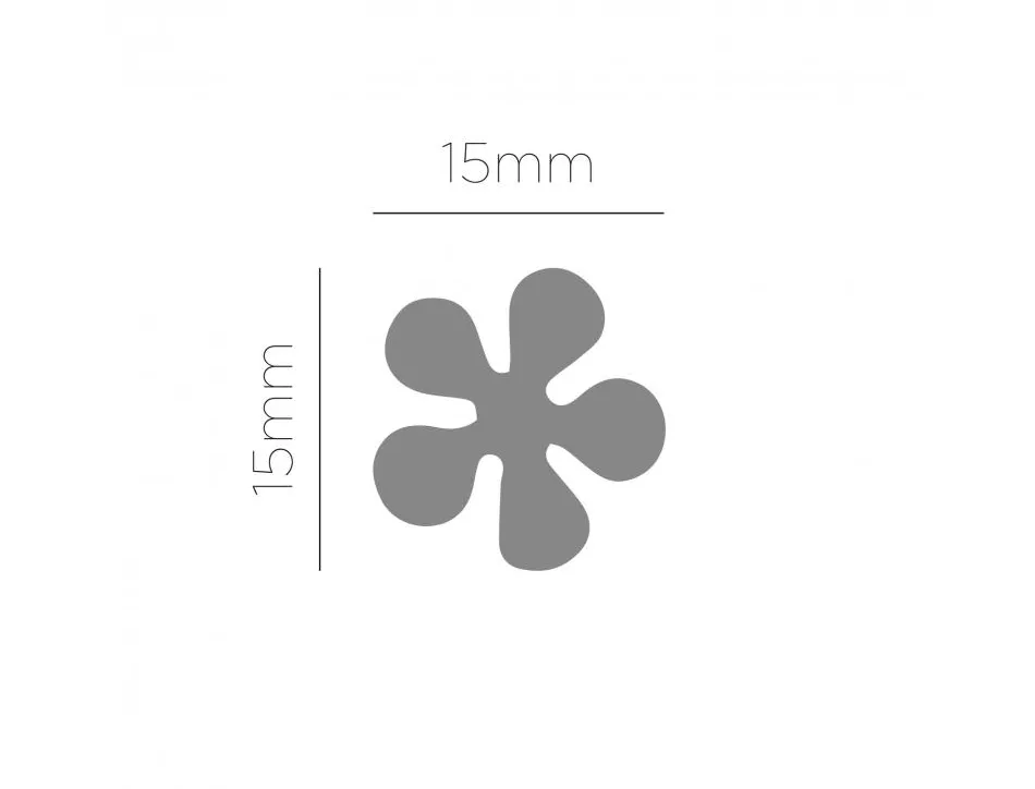 Perforateur mini innspiro fleur perfore feutrine mousse caoutchouc 2mm max papier 120/200g bristol decoupe 15 a