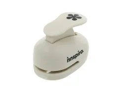 Perforateur mini innspiro fleur perfore feutrine mousse caoutchouc 2mm max papier 120/200g bristol decoupe 15 a
