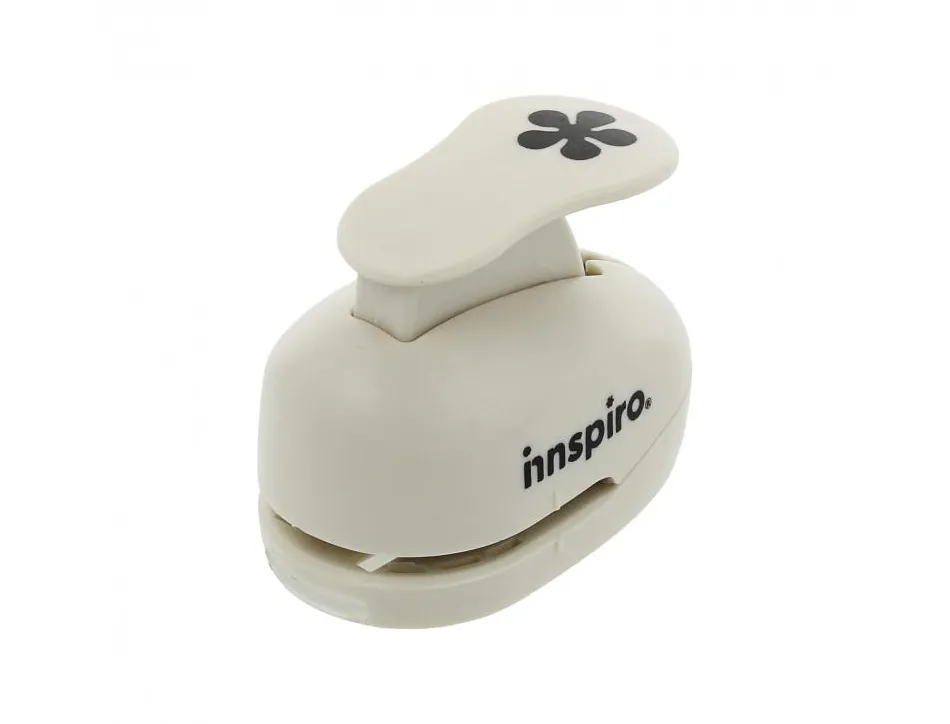 Perforateur mini innspiro fleur perfore feutrine mousse caoutchouc 2mm max papier 120/200g bristol decoupe 15 a