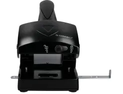 Perforateur q-connect capacité perforation 65f 2 trous usage intensif coloris noir 220x110mm