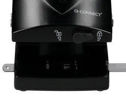 Perforateur q-connect capacité perforation 65f 2 trous usage intensif coloris noir 220x110mm