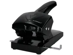 Perforateur q-connect capacité perforation 65f 2 trous usage intensif coloris noir 220x110mm
