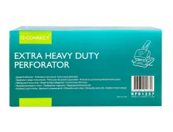 Perforateur q-connect capacité perforation 65f 2 trous usage intensif coloris noir 220x110mm