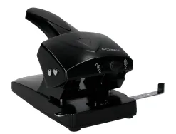 Perforateur q-connect capacité perforation 65f 2 trous usage intensif coloris noir 220x110mm