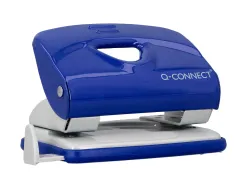 Perforateur q-connect kf14218 2 trous ouverture 2mm capacite 20 feuilles coloris bleu