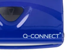 Perforateur q-connect kf14215 2 trous ouverture 1mm capacite 10 feuilles coloris bleu