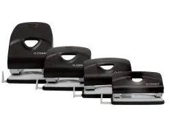 Perforateur q-connect kf14221 2 trous ouverture 4mm capacite 40 feuilles coloris noir