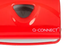 Perforateur q-connect kf14219 2 trous ouverture 2mm capacite 20 feuilles coloris rouge