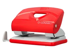 Perforateur q-connect kf14219 2 trous ouverture 2mm capacite 20 feuilles coloris rouge