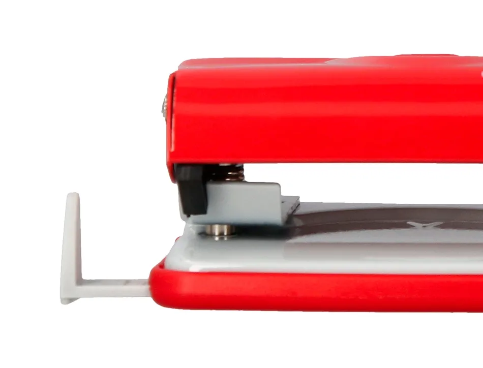 Perforateur q-connect kf14219 2 trous ouverture 2mm capacite 20 feuilles coloris rouge