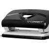 Perforateur q-connect kf14214 2 trous ouverture 1mm capacite 10 feuilles coloris noir