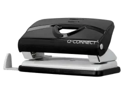 Perforateur q-connect kf14214 2 trous ouverture 1mm capacite 10 feuilles coloris noir