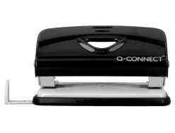 Perforateur q-connect kf14214 2 trous ouverture 1mm capacite 10 feuilles coloris noir