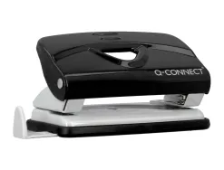 Perforateur q-connect kf14214 2 trous ouverture 1mm capacite 10 feuilles coloris noir