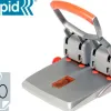 Perforateur rapid suprème hdc150 4 trous diamètre 6mm capacité perforation 150f coloris argent/orange 320x170x360mm