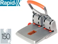 Perforateur rapid suprème hdc150 4 trous diamètre 6mm capacité perforation 150f coloris argent/orange 320x170x360mm