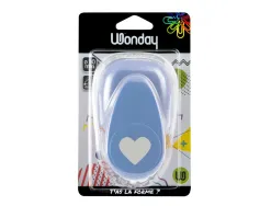 Perforateur wonday a levier coeur ï 76mm corps lastique avec reserve