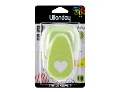 Perforateur wonday a levier coeur ï 76mm corps lastique avec reserve
