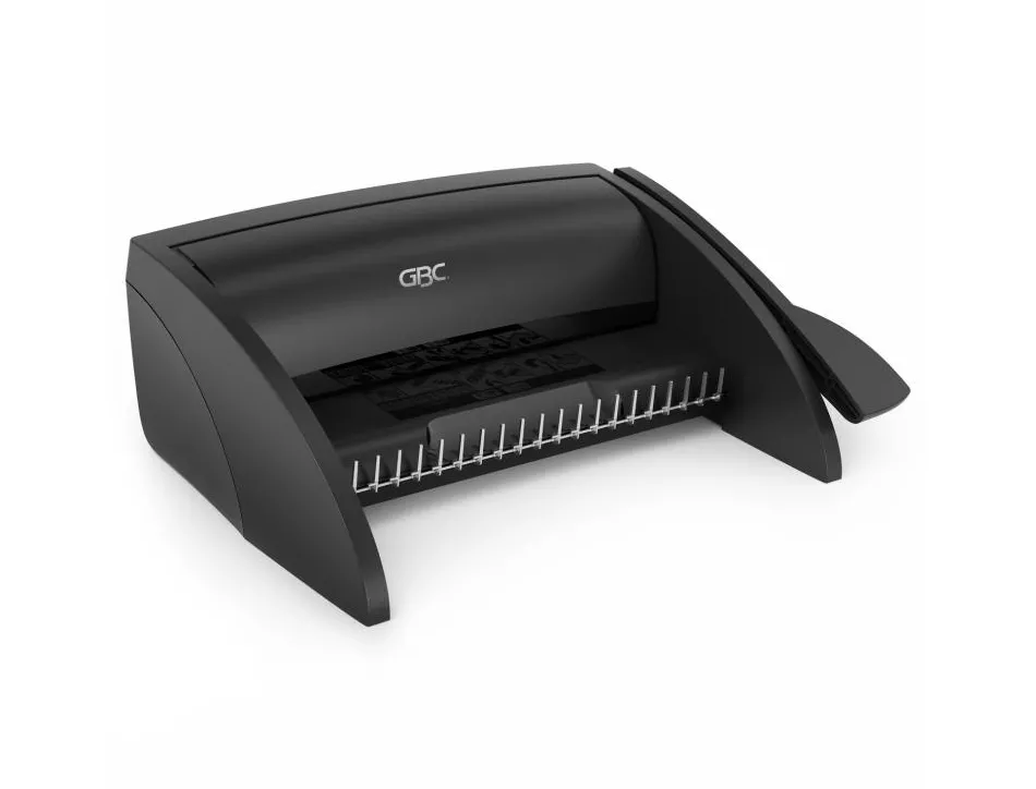 Perforelieur gbc combbind100 anneaux plastiques reliure modéré manuel perforation a4 a3 410x105x130mm