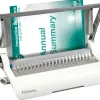 Perforelieuse fellowes star+150 manuelle 150f perforation 15f anneaux plastique usage modéré bac tiroir a4 450x280x80mm