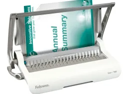 Perforelieuse fellowes star+150 manuelle 150f perforation 15f anneaux plastique usage modéré bac tiroir a4 450x280x80mm