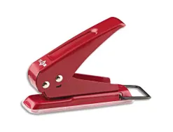 Perforette wonday 1 trou capacité perforation 20f coloris rouge ou bleu 93x25x70mm