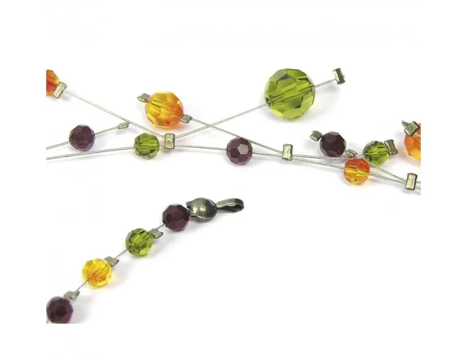 Perle a ecraser innspiro coloris argent lot de 100