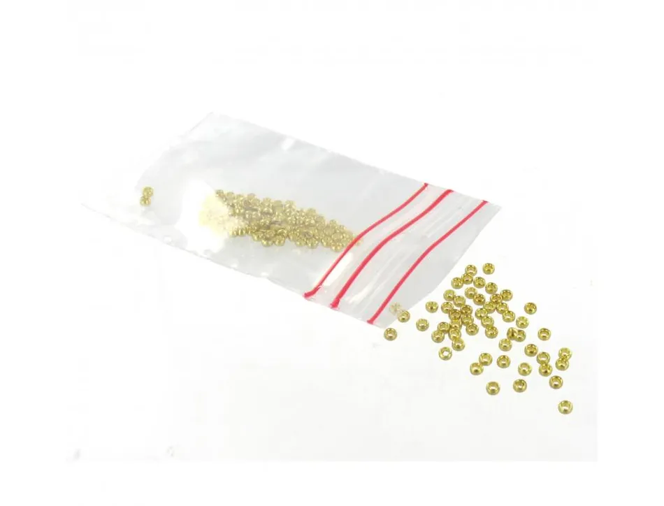 Perle a ecraser innspiro coloris or lot de 100
