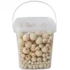Perle bois ocolor forme ronde 8-12-16-20mm coloris naturel lot de 600 perles