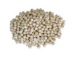 Perle bois ronde diametre 10mm coloris naurel lot de 1100 perles