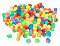 Perle en plastique rondes multicolore fluor diametre 8mm bocal de 800 un