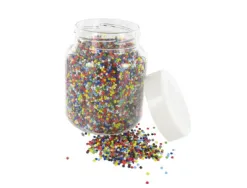 Perle rocaille opaque diamètre 3mm bocal 500g
