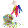 Perles en plastique lettres phosphorescentes 1 bocal 1200 unités