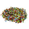 Perles rocailles o'color opaques diametre 5mm coloris assortis bocal 500gr