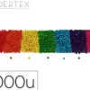 Perles sodertex rondelle bois 3x8mm coloris assortis pack 1000 unites