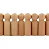 Personnages en bois sodertex 7 cm - 10 pcs - 1 coloris