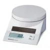 Pese-lettres maul tronic s solaire portee 5kg diam. plateau 128mm coloris blanc