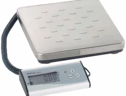 Pese-paquet maul cargo 120kg min 50g 360x270x450mm grand plateau acier inoxydable 27x27cm fonction comptage facile