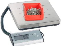 Pese-paquet maul cargo 120kg min 50g 360x270x450mm grand plateau acier inoxydable 27x27cm fonction comptage facile