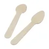 Petite cuillere bois 11cm sachet 100 unites