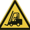 Pictogramme sol durable attention chariots elevateurs 430x430mm