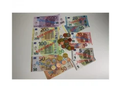 Pieces et billets euros factices wissner